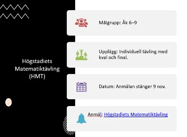 Förberedelse inför matematiktävlingar - Bild 3