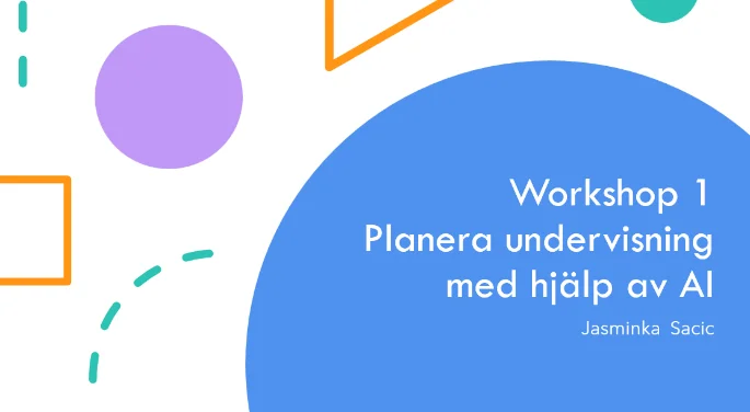 Studiedagar - Kompetensutveckling för lärare